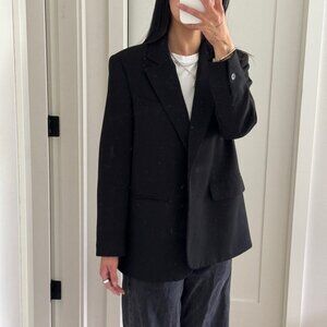 Zara structured oversized blazer